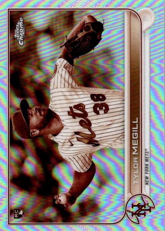 Tylor Megill 2022 Topps Chrome #212 Sepia Refractor Rookie PSA 10