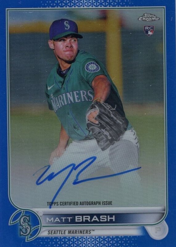 2022 Topps Chrome #RA-MBR Rookie Auto - Blue Refractor /150