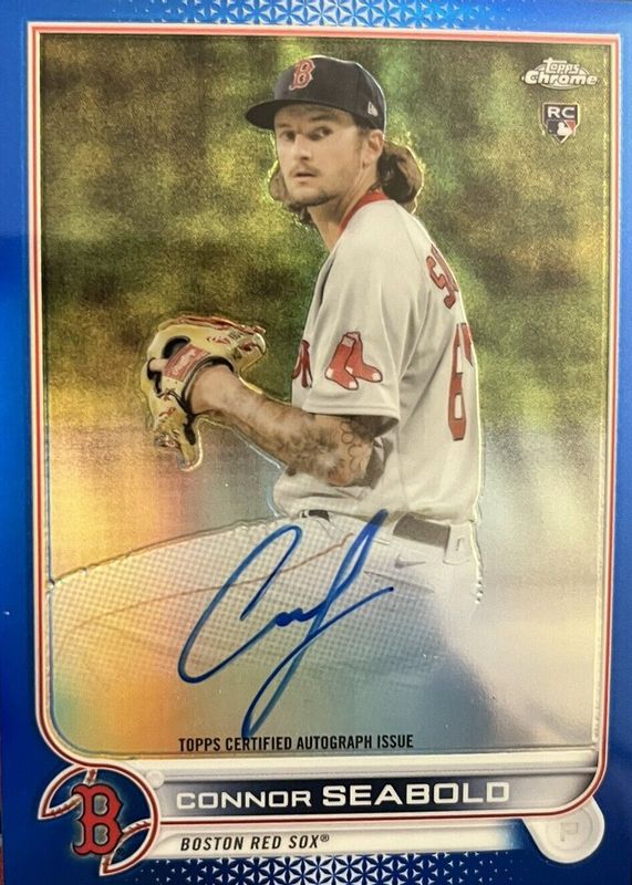 2022 Topps Chrome #RA-CS Rookie Auto - Blue Refractor /150