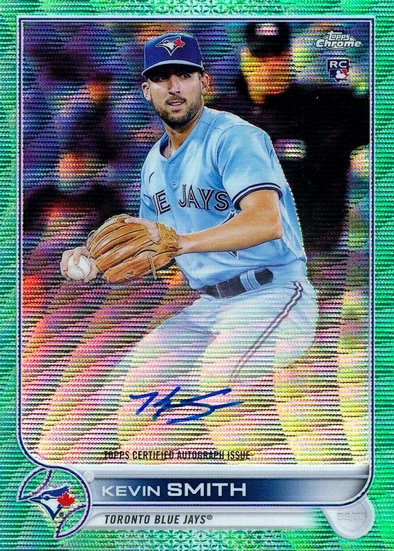 2022 Topps Chrome #RA-KS Rookie Auto - Aqua Wave Refractor /199