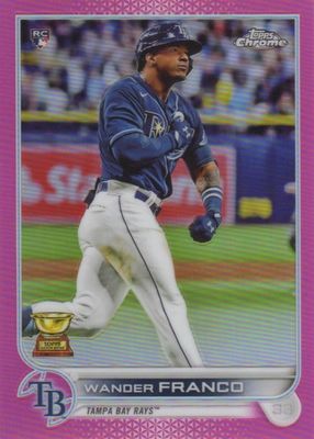 Wander Franco 2022 Topps Chrome #35 Black & White Mini