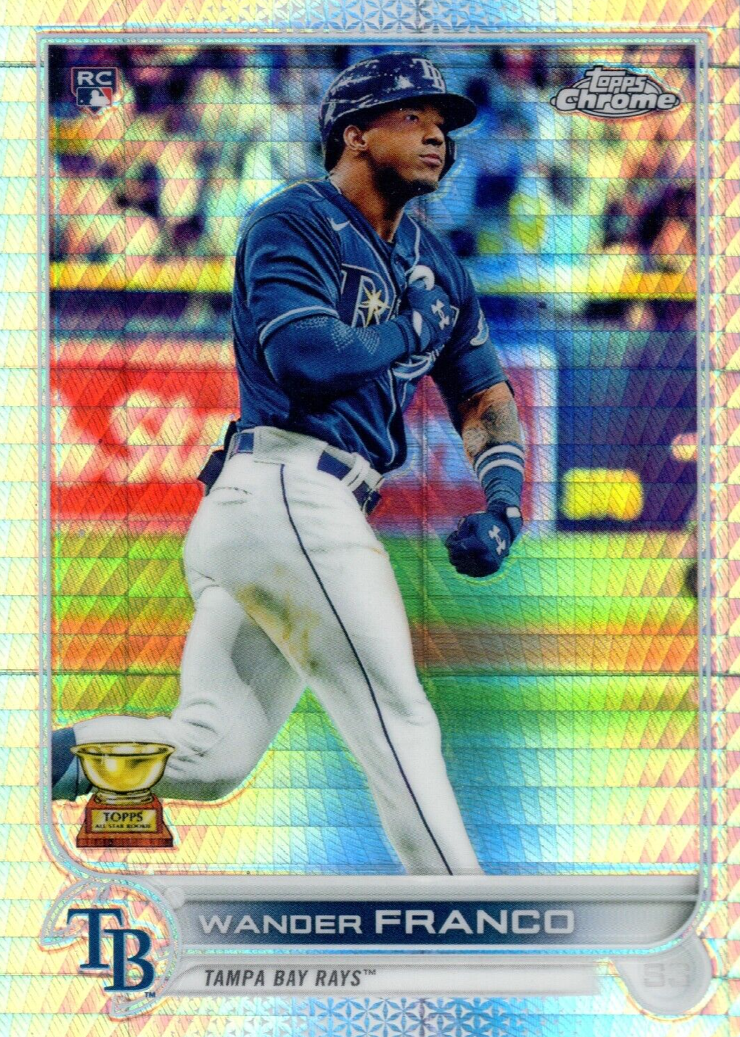 2022 Topps chrome Wonder Franco RC 完美品