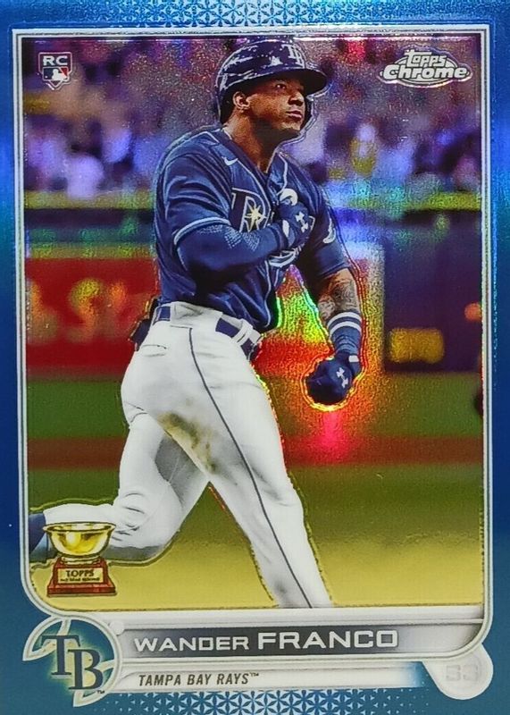 Wander Franco 2022 Topps Chrome #35 Blue Refractor /150 Rookie SGC 9.5