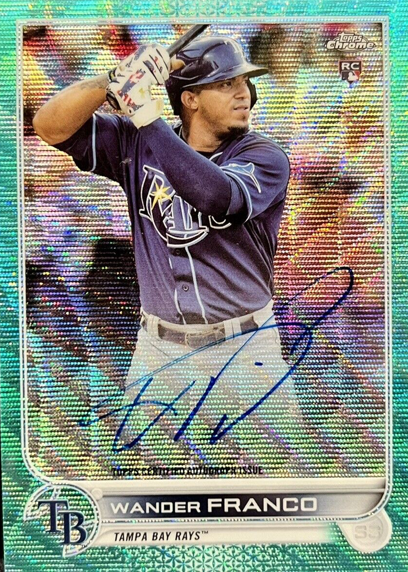 スポーツ選手 2022 Topps Green Ref 99 Wander Franco RC スポーツ選手 2022 Topps Green Ref 99 Wander Franco RC