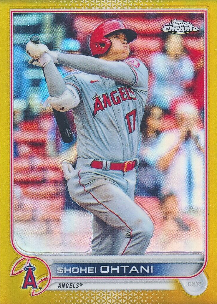 Shohei Ohtani 2022 Topps Chrome #1 Gold Refractor /50 RAW 