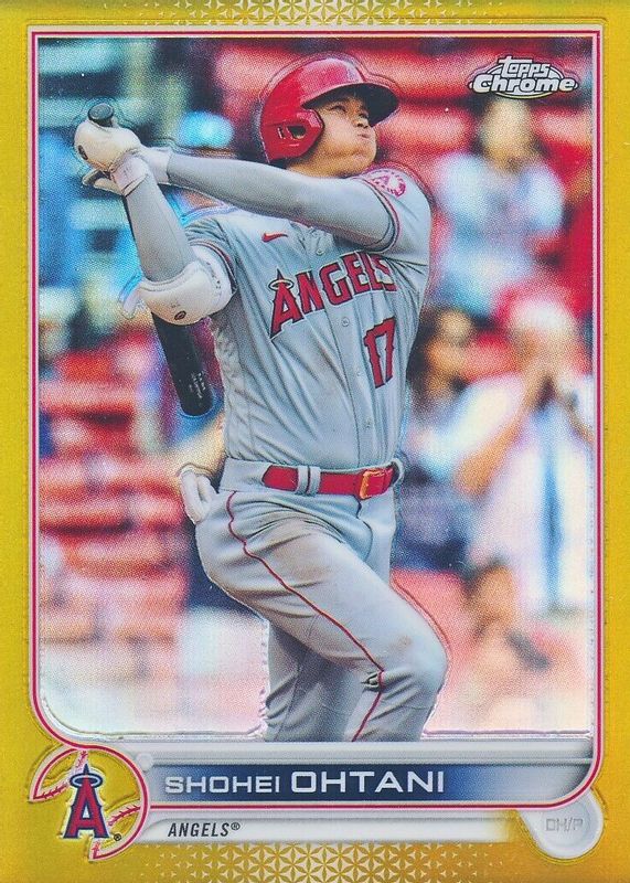 Shohei Ohtani 2022 Topps Chrome #1 Gold Refractor /50 PSA 9