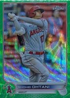 Shohei Ohtani 2022 Topps Chrome #1 Green Wave Refractor /99 Price