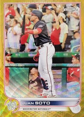 2022 Topps Chrome #129 Gold Wave Refractor /50