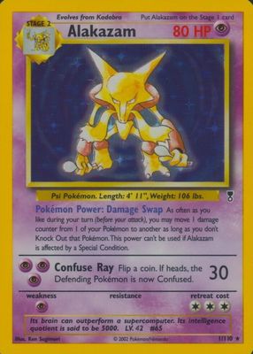英語版初期　ポケモンカード　Alakazam shadowless holo Alakazam 001/102 Base Set (Shadowless) Holo for sale online