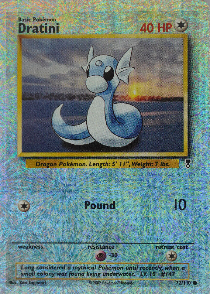 Dratini 2002 Legendary Collection #72 Base Price Guide - Sports Card  Investor
