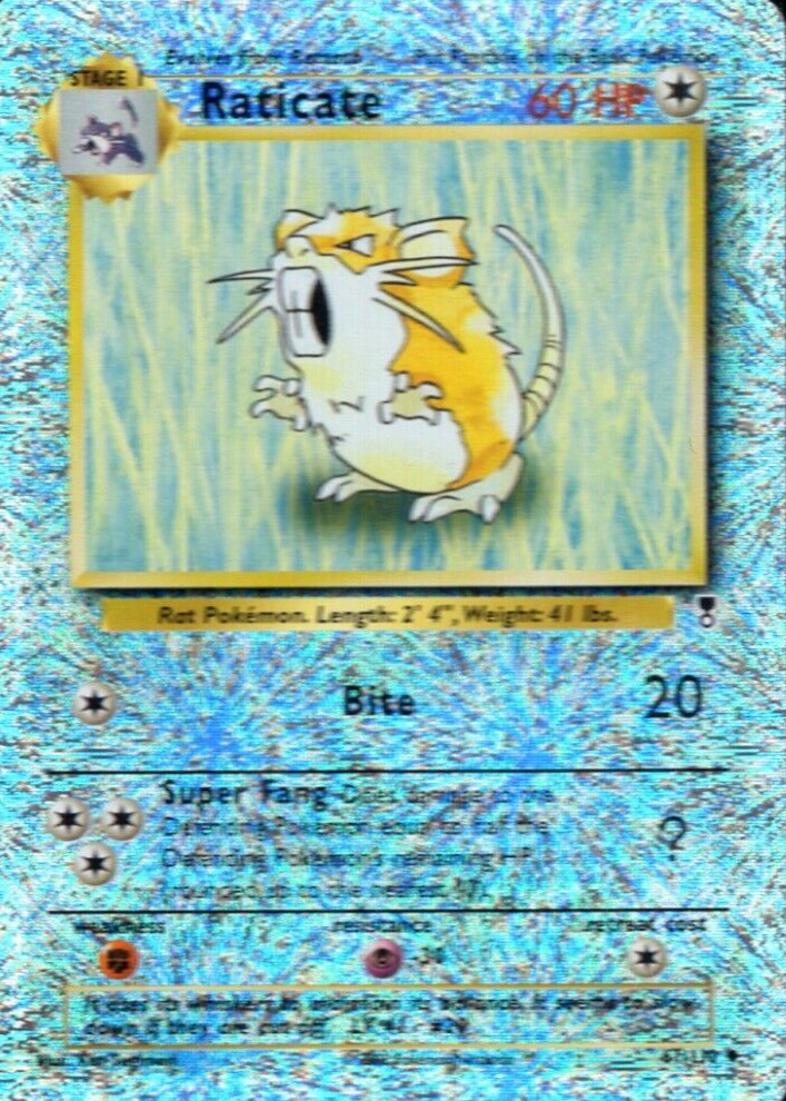 pokemon card raticate Raticate | 151