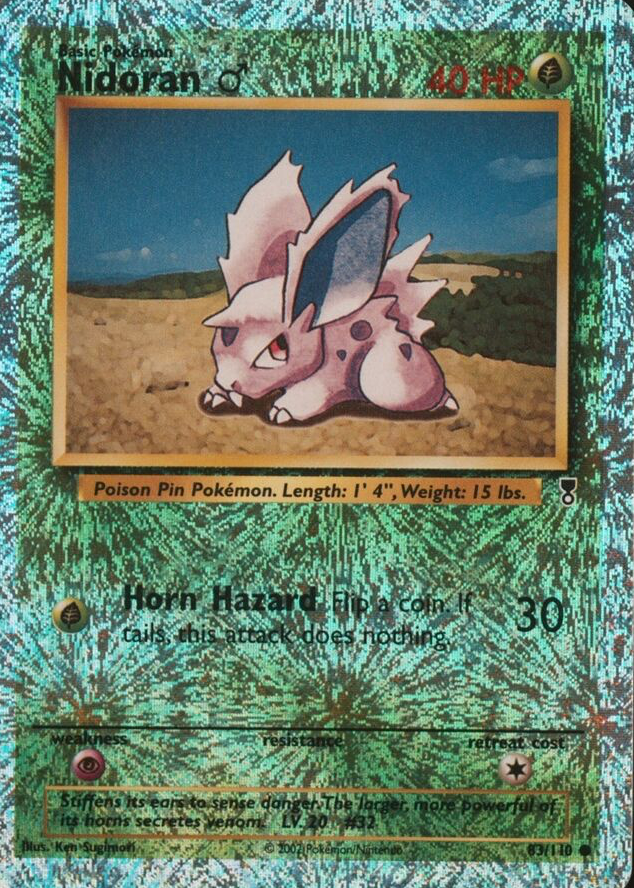 2016 nidoran pokemon card value Giovanni's Nidoran (76/132) (Male) [Gym Challenge Unlimited] – Gamers  Paradise main image 1