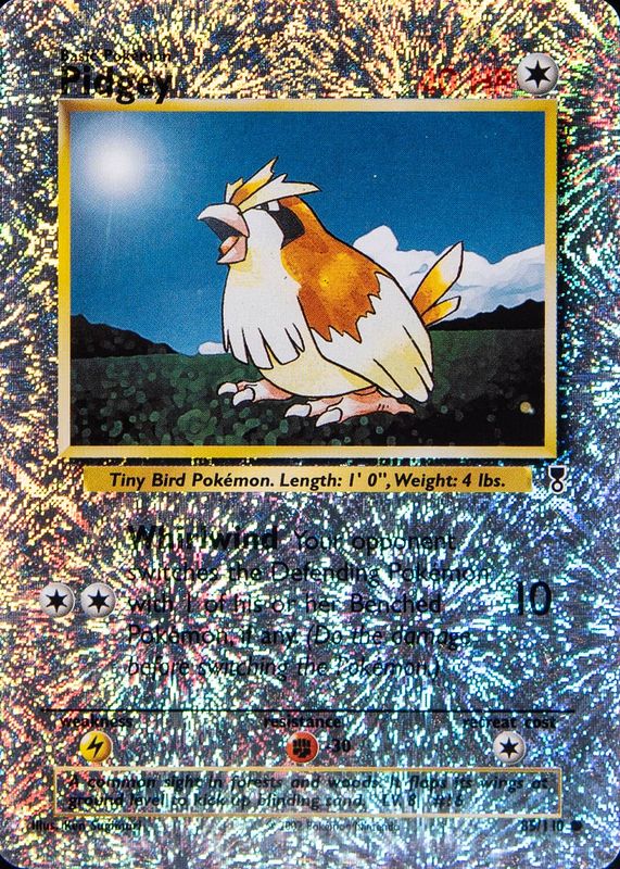 Pidgey 2002 Legendary Collection #85 Reverse Holo PSA 2