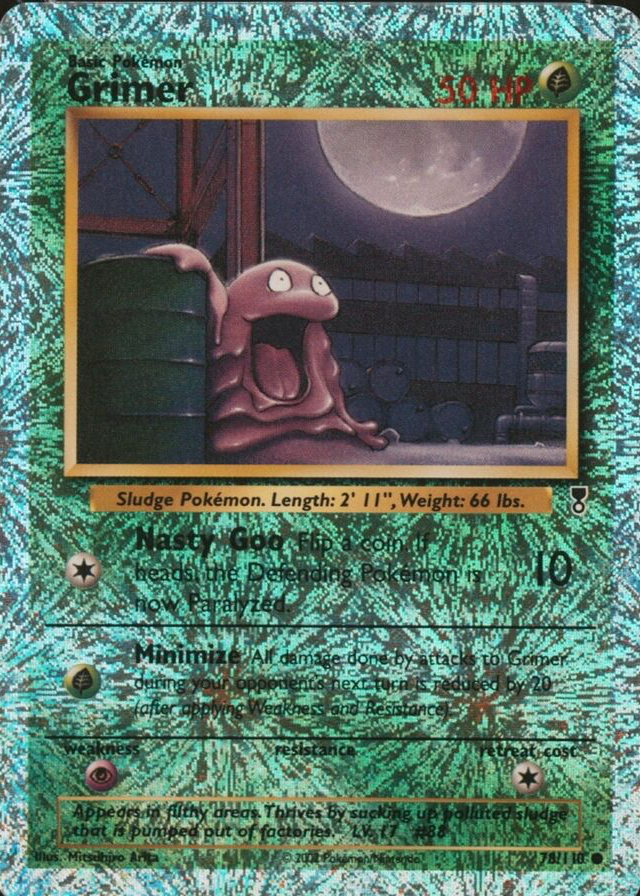 Grimer 2002 Legendary Collection #78 Reverse Holo Price Guide - Sports Card  Investor