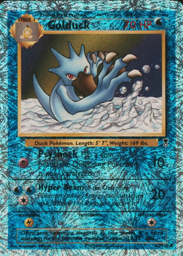 golduck pokemon card value Light Golduck 47/105 1st Uncommon Pokemon Card Near Mint main image 0