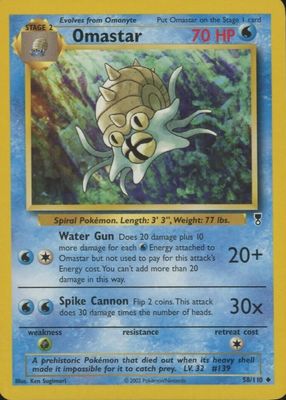 Omastar 2002 Legendary Collection #58 Reverse Holo Price