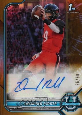 2021 Bowman University #BCPA-DR Chrome Prospect Auto - Gold Refractor /50 (1st)