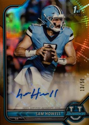 2021 Bowman University #BCPA-SH Chrome Prospect Auto - Gold Refractor /50 (1st)