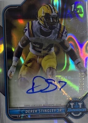 2021 Bowman University #BCPA-DS Chrome Prospect Auto - Lava Refractor /199 (1st)