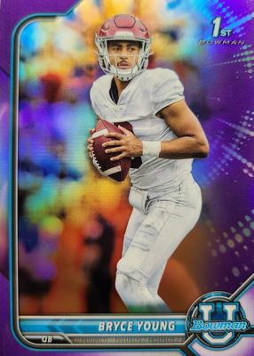 2021 Bowman University #4 Chrome Prospects - Purple Refractor (1st)