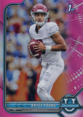 2021 Bowman University #4 Chrome Prospects - Pink Refractor (1st)