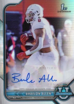 2021 Bowman University #BCPA-BA Chrome Prospect Auto - Refractor (1st)