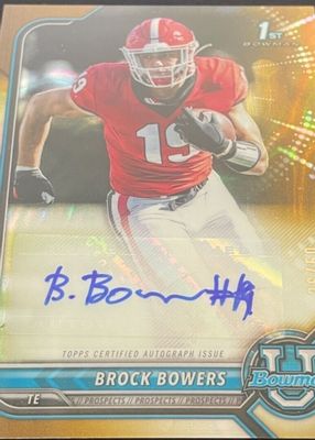 2021 Bowman University #BCPA-BB Chrome Prospect Auto - Gold Lava Refractor /50 (1st)