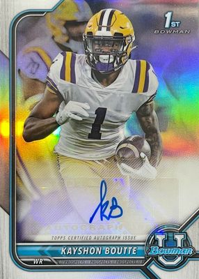 2021 Bowman University #BCPA-KB Chrome Prospect Auto - Refractor (1st)
