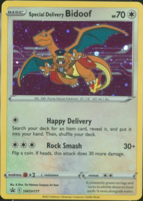 Special Delivery Bidoof 2021 Sword & Shield: Black Star