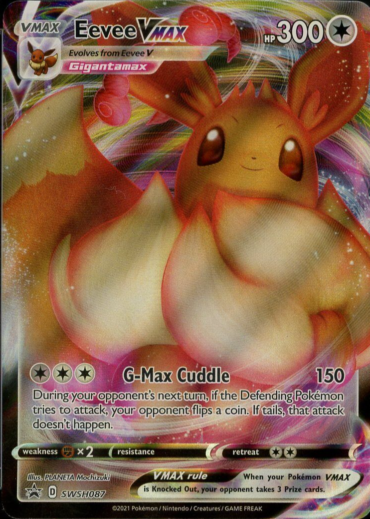 Eevee VMAX 2021 Sword & Shield: Black Star Promo #SWSH087