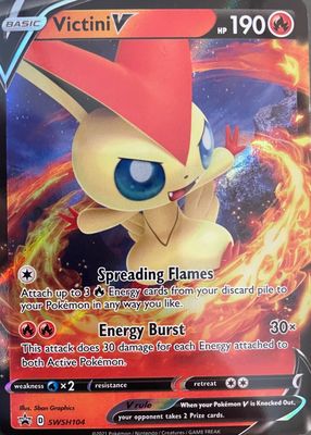 2021 Sword & Shield: Black Star Promo #SWSH104 V Battle Deck