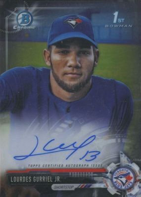 2017 Bowman #CPA-LGU Chrome Prospect Auto (1st)