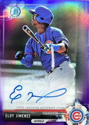 2017 Bowman #CPA-EJ Chrome Prospect Auto - Purple Refractor /250