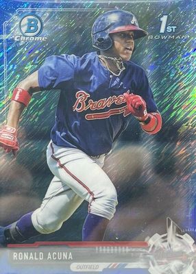 2017 Bowman #BCP-127 Chrome Prospects - Blue Shimmer Refractor (1st)