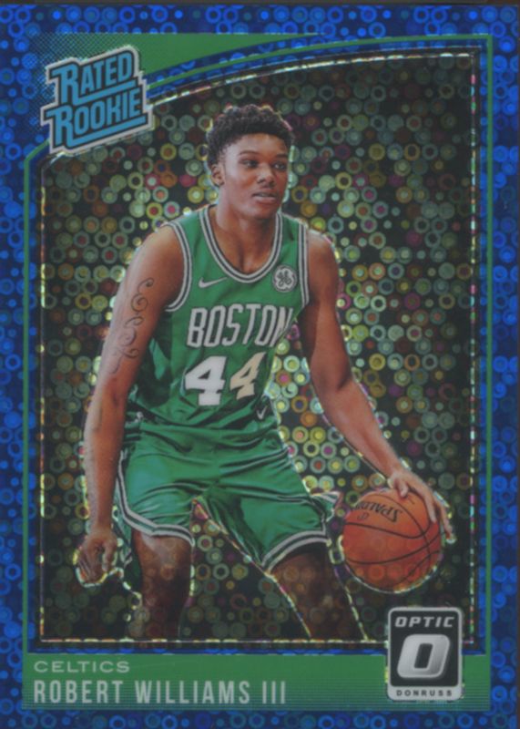 Robert Williams III 2018 Optic #167 Fast Break Blue /50 Rookie BGS 9