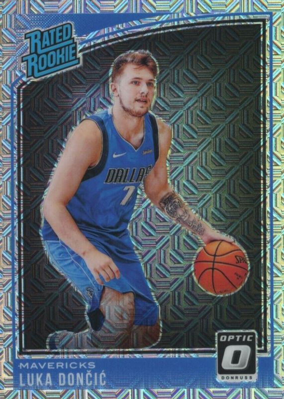 Luka Doncic 2018 Optic #177 Choice Rookie BGS 10 BLACK LABEL