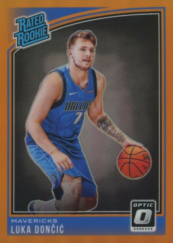 Luka Doncic 2018 Optic #177 Orange /199 Rookie BGS 10 PRISTINE