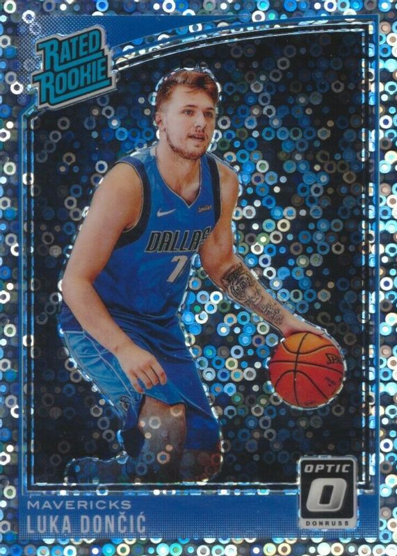 Luka Doncic 2018 Optic #177 Fast Break Rookie PSA 8