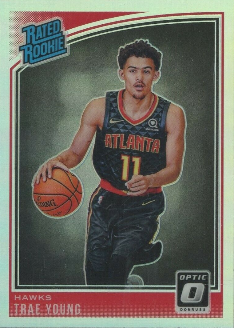 Trae Young 2018 Chronicles #575 Obsidian Preview Price Guide 