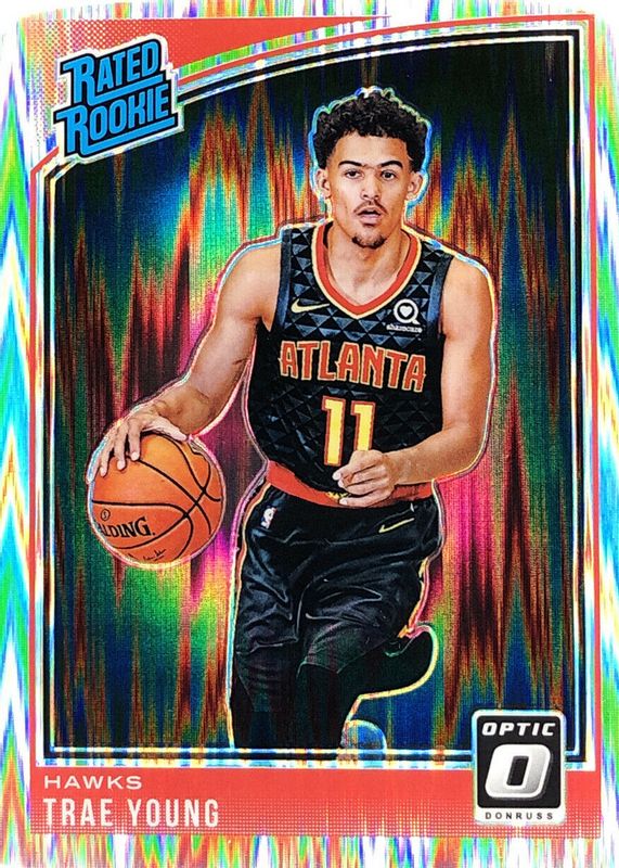 Trae Young 2018 Optic #198 Shock Rookie BGS 9.5