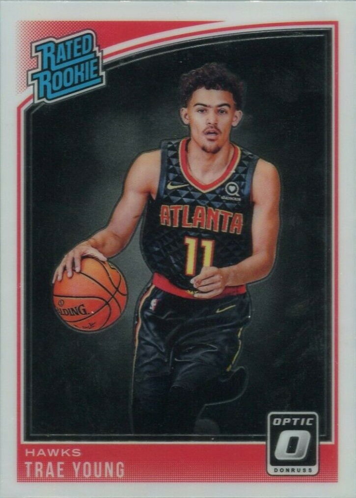 NBA 2018-19 CONTENDERS OPTIC AUTO RC TRAE YOUNG HAWKS PSA9 