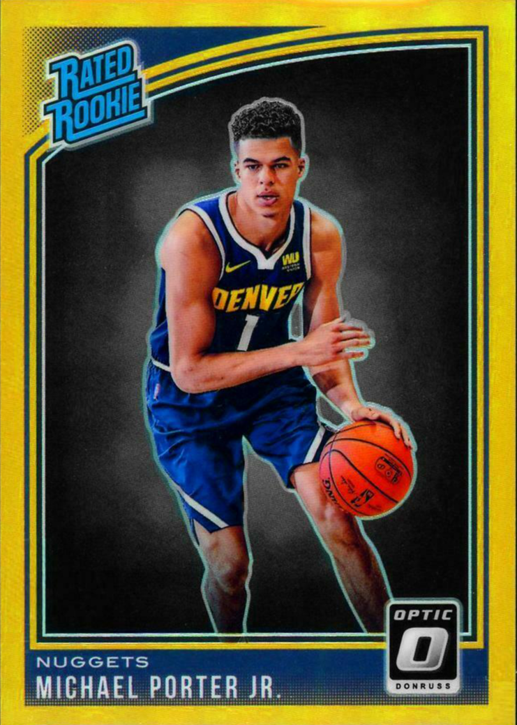 Michael Porter Jr. 2018 Optic #182 Gold /10 Price Guide - Sports