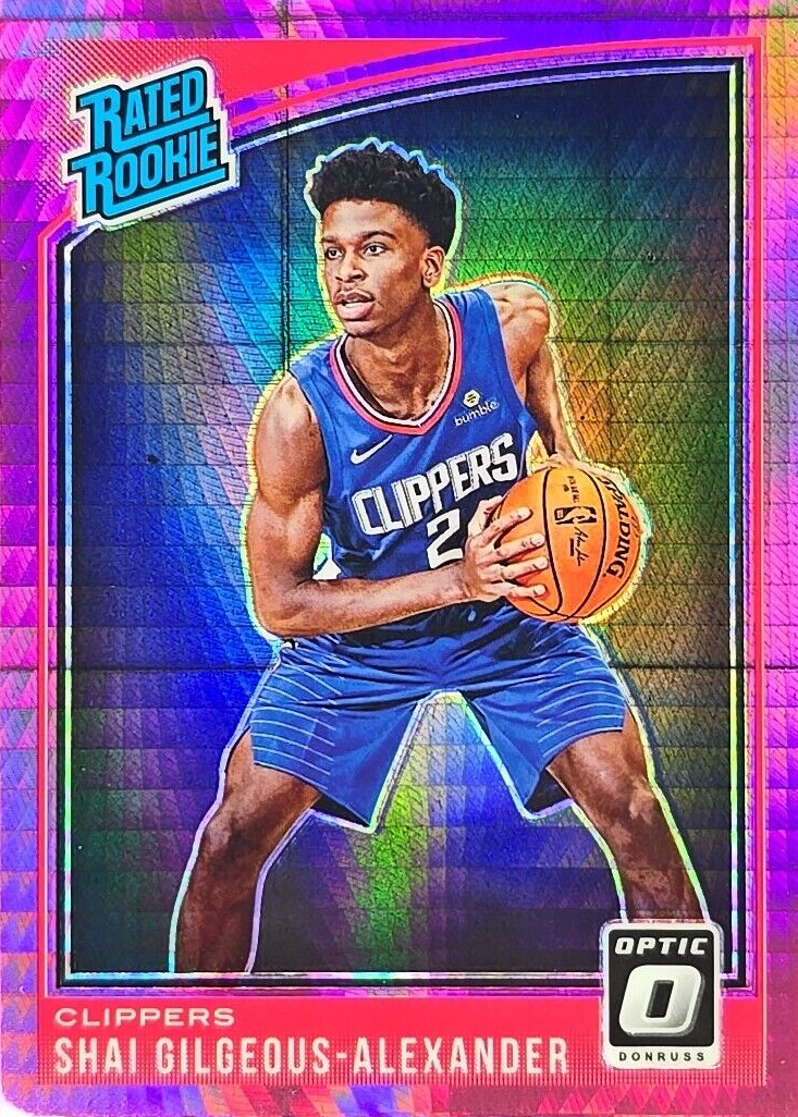 nbaカード Shai Gilgeous Alexander /99 RC 2023-24 Topps Chrome Green Refractor /99 Shai Gilgeous