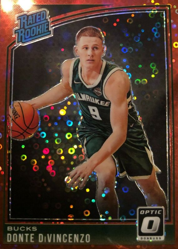 Donte DiVincenzo 2018 Optic #164 Fast Break Red /85 Rookie PSA 10