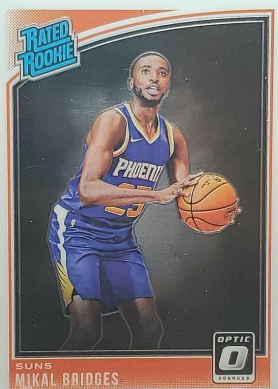 Mikal Bridges 2018 Optic #200 Base Rookie BGS 10 PRISTINE