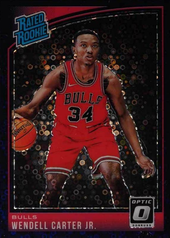 Wendell Carter Jr. 2018 Optic #170 Fast Break Purple /95 Rookie BGS 10 PRISTINE