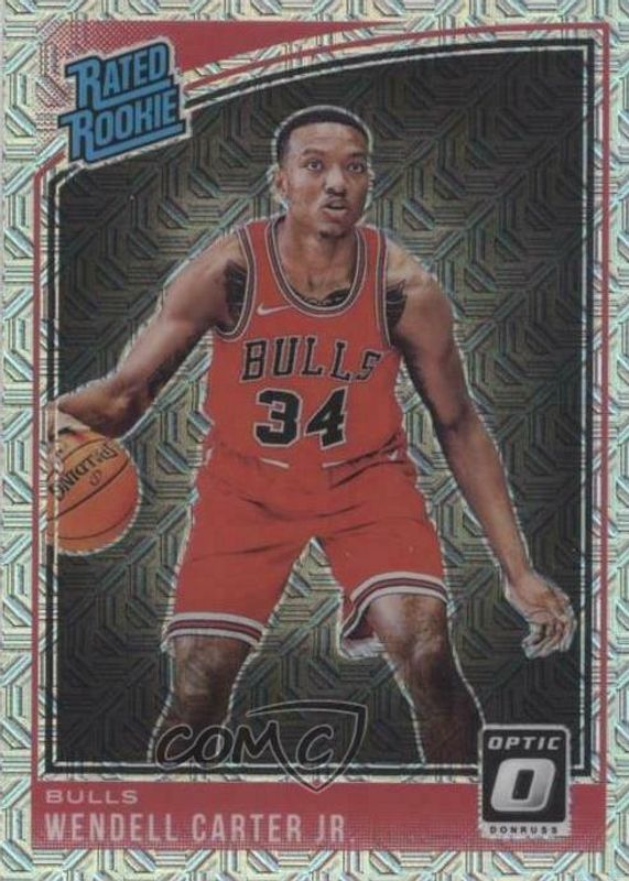 Wendell Carter Jr. 2018 Optic #170 Choice Rookie SGC 10