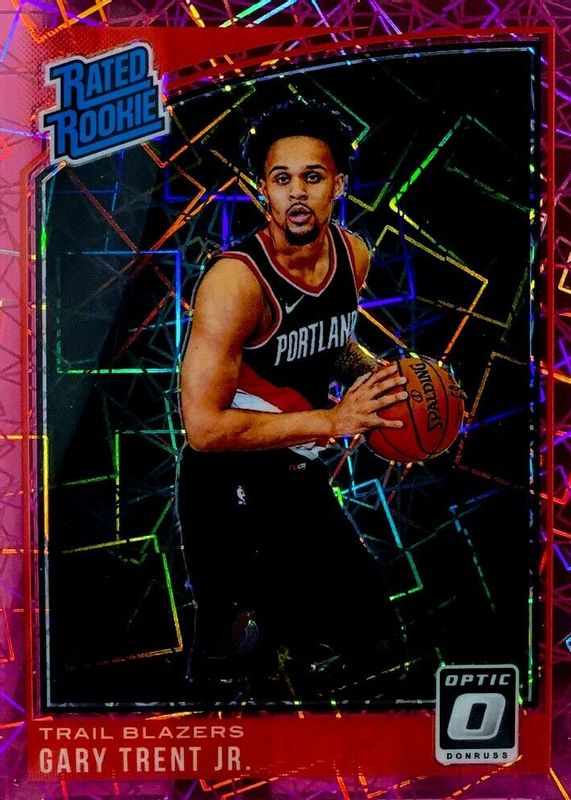 Gary Trent Jr. 2018 Optic #199 Pink Velocity /79 Rookie BGS 9