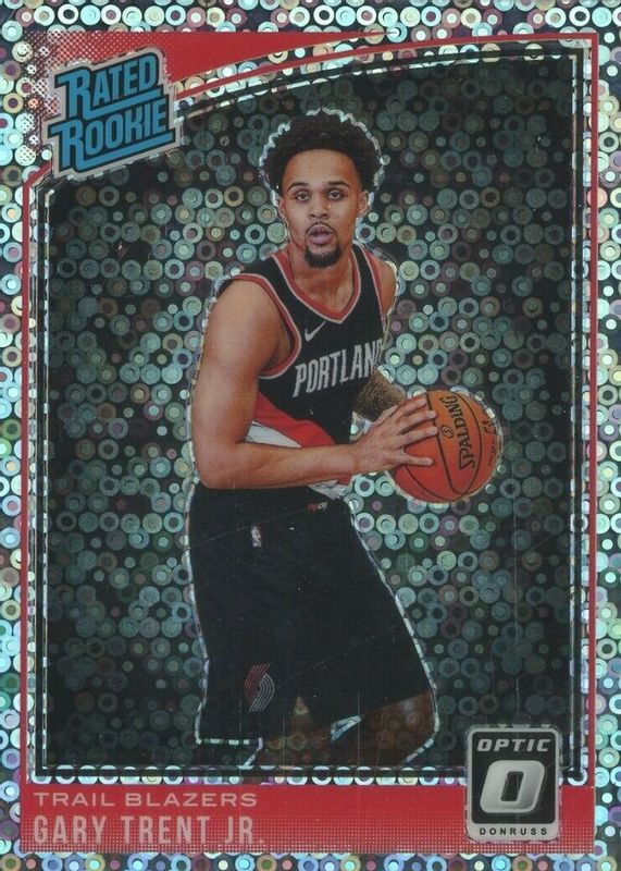 Gary Trent Jr. 2018 Optic #199 Fast Break Rookie BGS 9