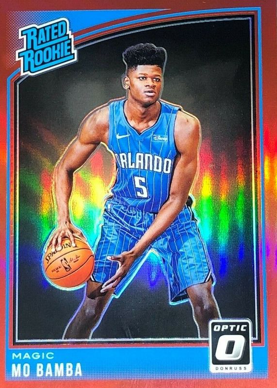 Mo Bamba 2018 Optic #160 Red /99 Rookie BGS 10 BLACK LABEL